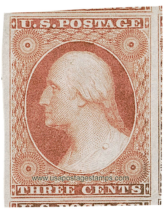 US 1855 George Washington (1732-1799) 3c. Scott. 11