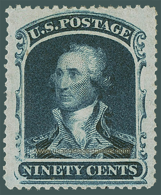 US 1860 George Washington (1732-1799) 90c. Scott. 39