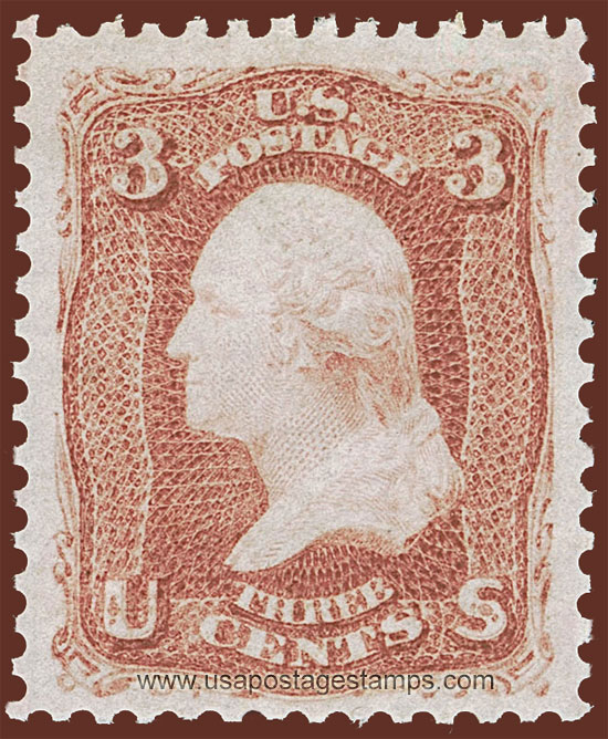 US 1861 George Washington (1732-1799) 3c. Scott. 65