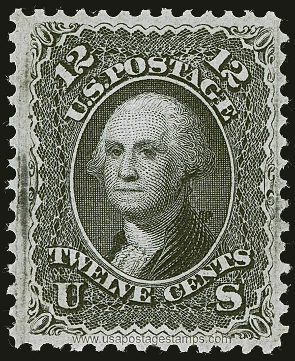 US 1867 George Washington (1732-1799) 12c. Scott. 97