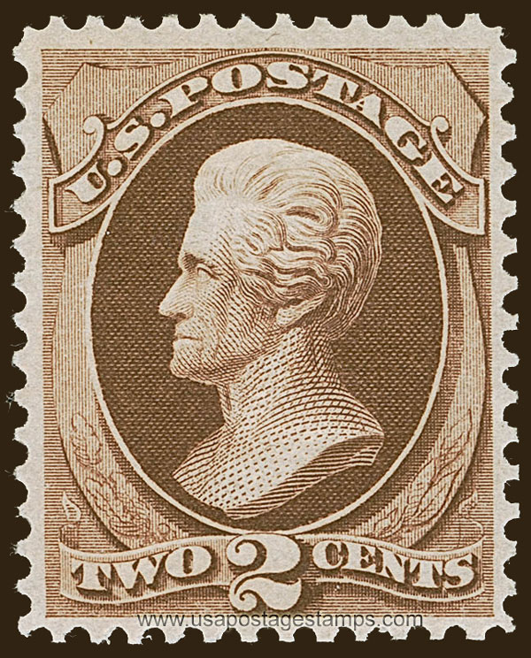 US 1870 Andrew Jackson (1767-1845) 2c. Scott. 135A
