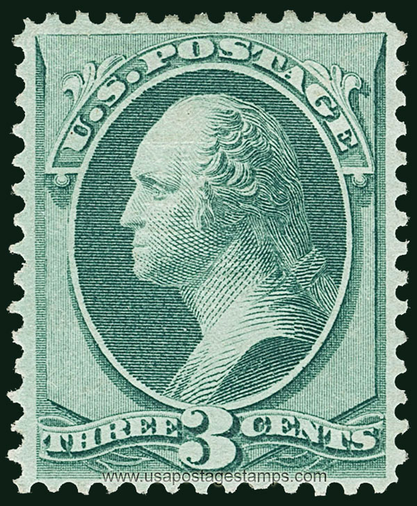 US 1870 George Washington (1732-1799) 3c. Scott. 136A