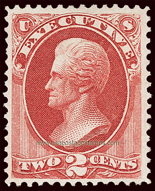 US 1873 Andrew Jackson (1767-1845) 2c. Official Scott. O11