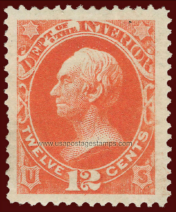 US 1873 Henry Clay (1777-1852) 12c. Official Scott. O20