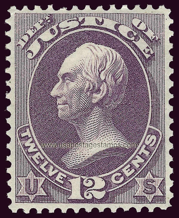 US 1873 Henry Clay (1777-1852) 12c. Official Scott. O30