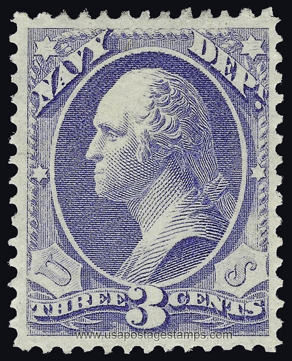 US 1873 George Washington (1732-1799) 3c. Official Scott. O37