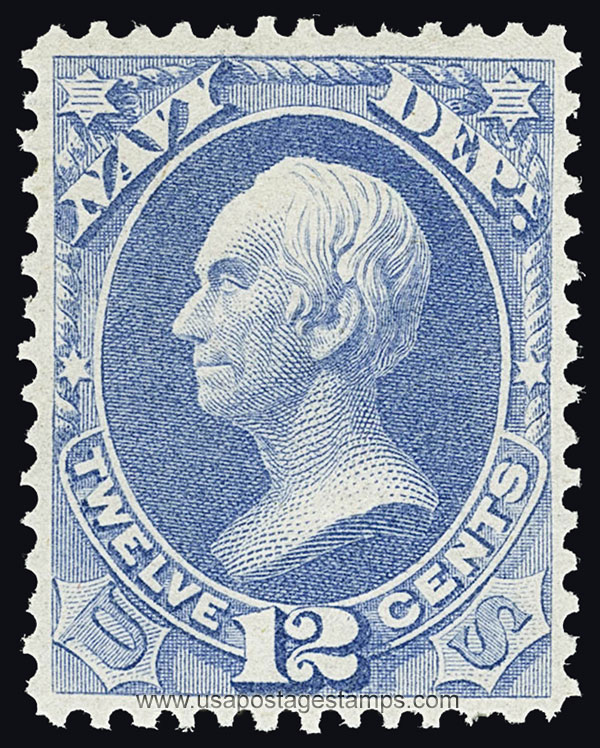 US 1873 Henry Clay (1777-1852) 12c. Official Scott. O41