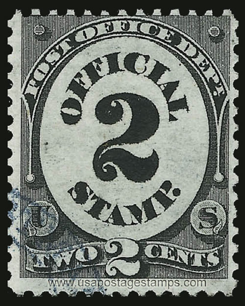 US 1873 Post Office Dept. 2c. Official Scott. O48