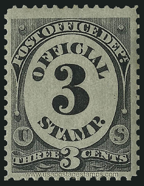 US 1873 Post Office Dept. 1c. Official Scott. O49