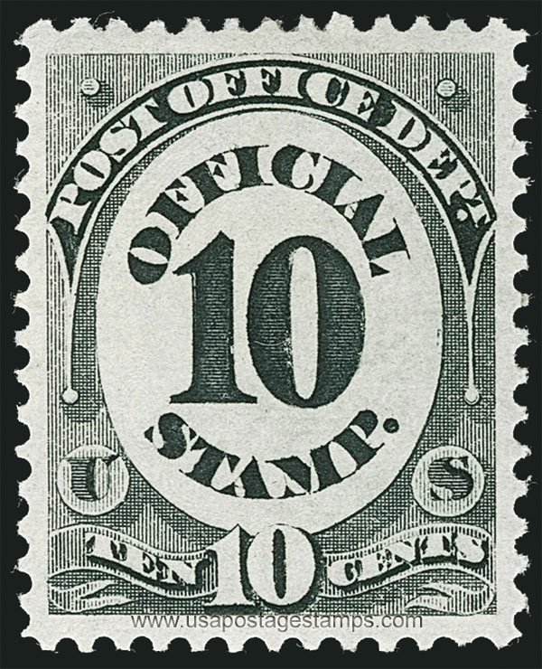 US 1873 Post Office Dept. 10c. Official Scott. O51