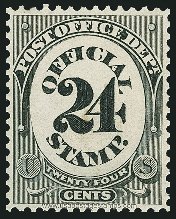 US 1873 Post Office Dept. 24c. Official Scott. O54
