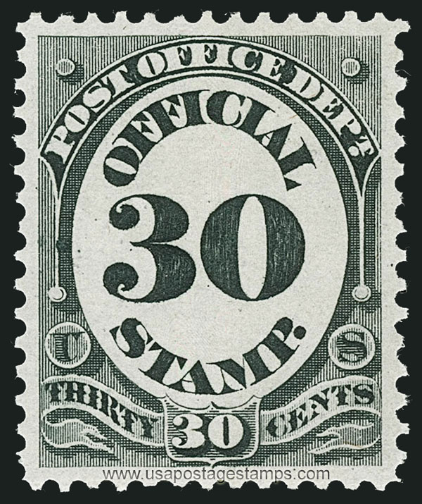 US 1873 Post Office Dept. 1c. Official Scott. O55
