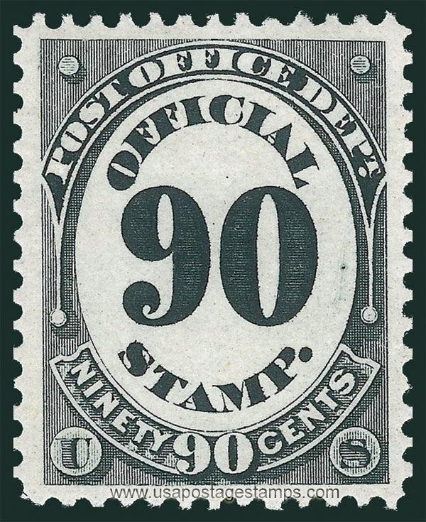 US 1873 Post Office Dept. 90c. Official Scott. O56