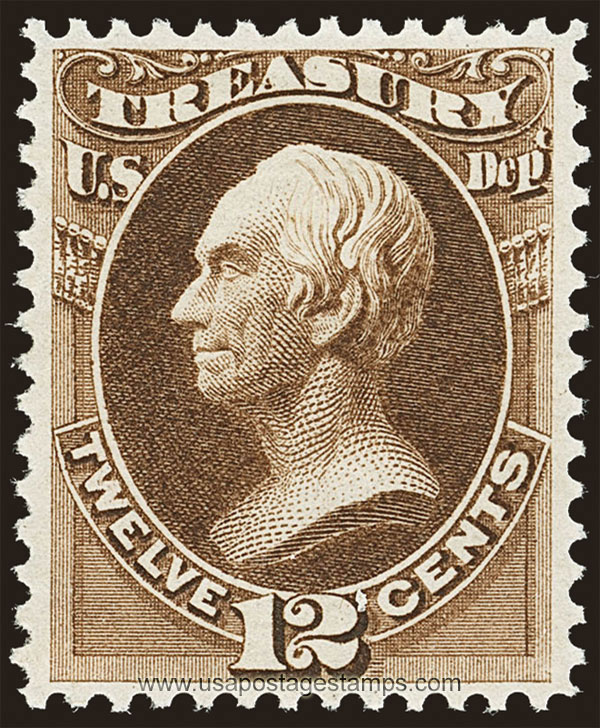 US 1873 Henry Clay (1777-1852) 12c. Official Scott. O78