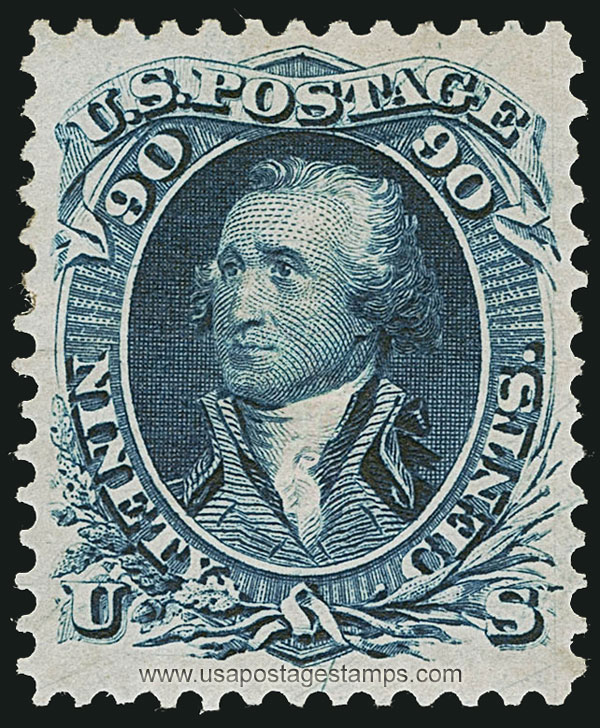 US 1875 George Washington (1732-1799) 90c. Scott. 111