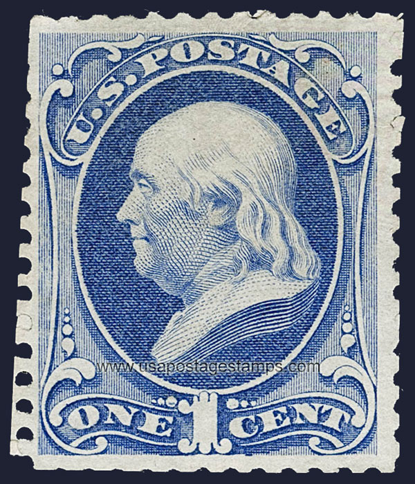 US 1875 Benjamin Franklin (1706-1790) 1c. Scott. 167