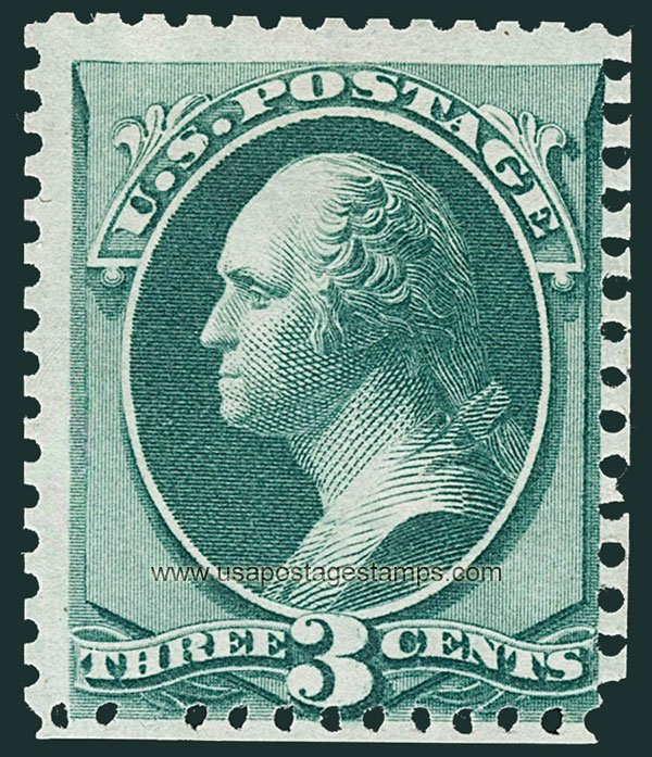 US 1875 George Washington (1732-1799) 3c. Scott. 169