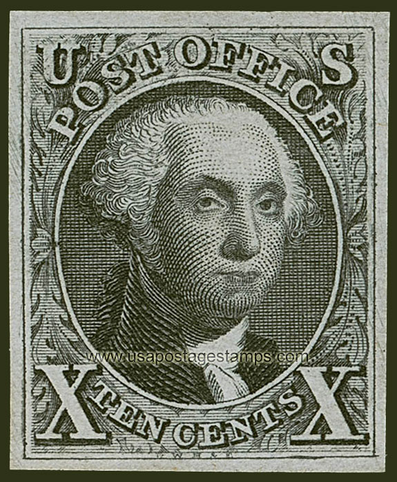 US 1875 George Washington (1732-1799) 10c. Scott. 4
