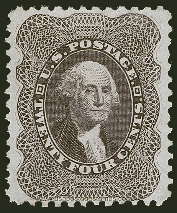 US 1875 George Washington (1732-1799) 24c. Scott. 45