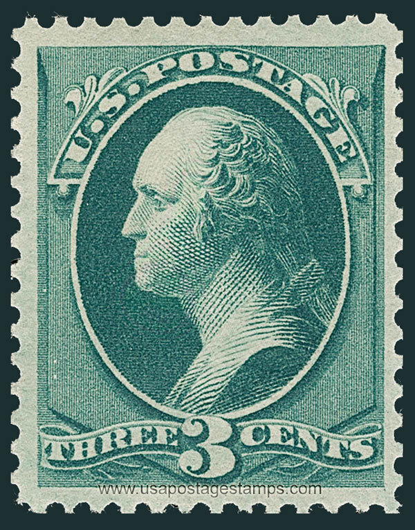 US 1878 George Washington (1732-1799) 3c. Scott. 184