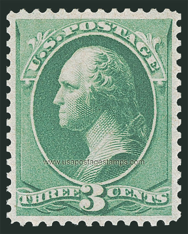 US 1881 George Washington (1732-1799) 3c. Scott. 207