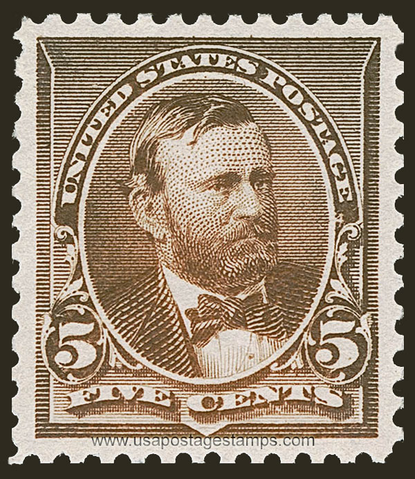 US 1890 Ulysses S. Grant (1822-1885) 5c. Scott. 223