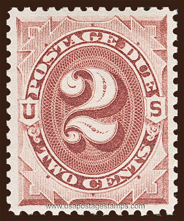 US 1891 Postage Due Stamp 2c. Scott. J23