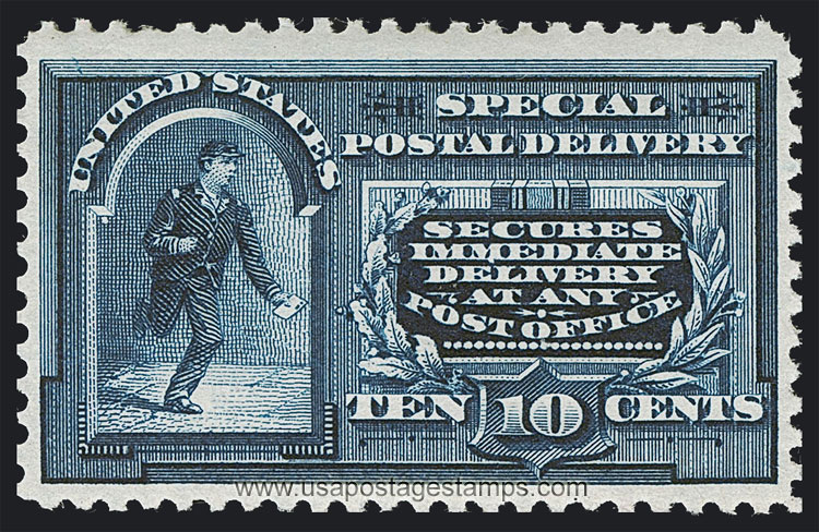 US 1894 Special Postal Delivery - Running Messenger Postman 10c. Scott. E4