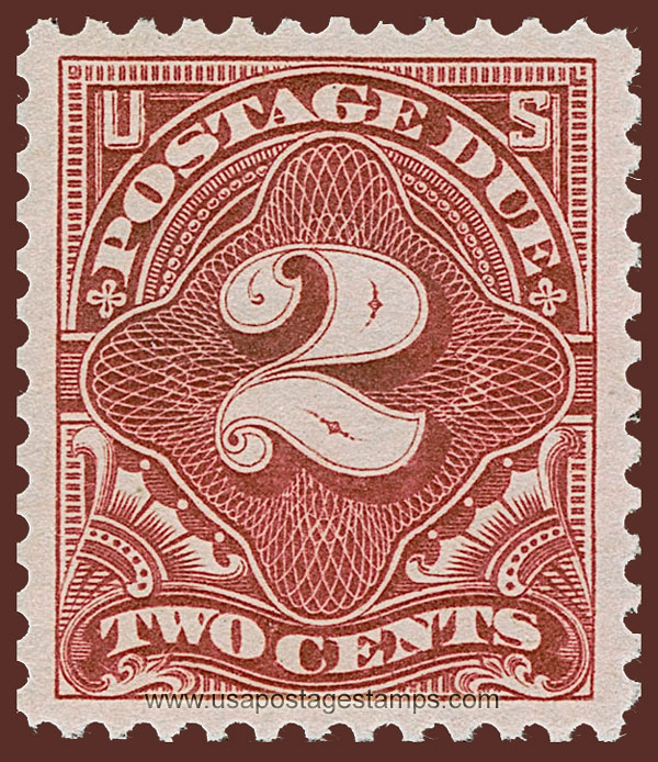 US 1894 Postage Due Stamp 2c. Scott. J32