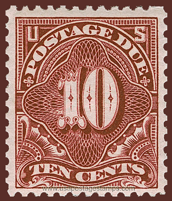 US 1894 Postage Due Stamp 10c. Scott. J35