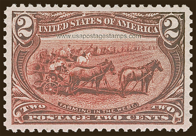 US 1898 Trans-Mississippi Philatelic Exposition 2c. Scott. 286