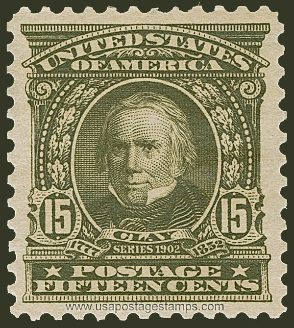 US 1903 Henry Clay (1777-1852) 15c. Scott. 309