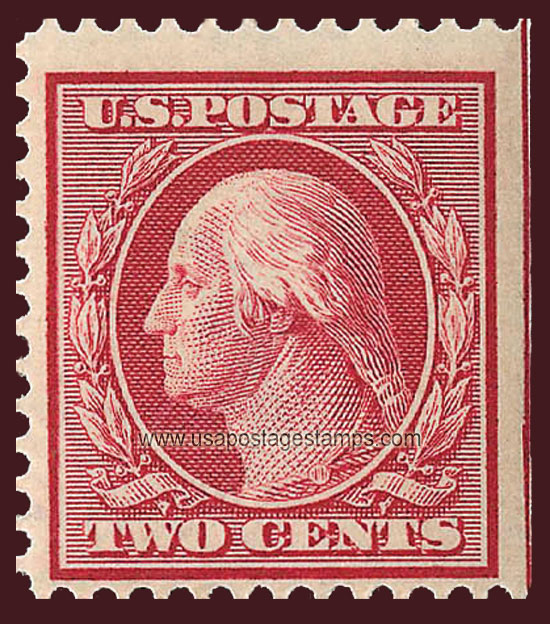 US 1908 George Washington (1732-1799) 2c. Scott. 163Erux