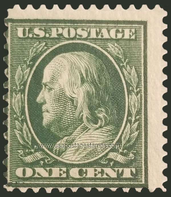 US 1908 Benjamin Franklin (1706-1790) 1c. Michel PR162Ax