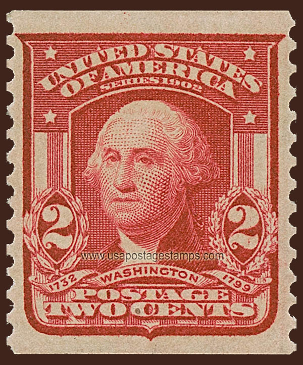 US 1908 George Washington (1732-1799) 2c. Scott. 322