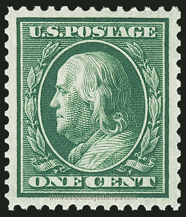 US 1908 Benjamin Franklin (1706-1790) 1c. Scott. 331
