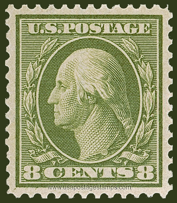 US 1908 George Washington (1732-1799) 8c. Scott. 337