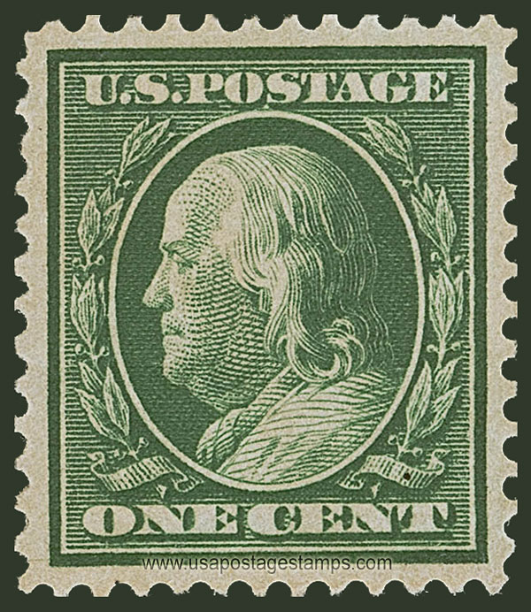 US 1909 Benjamin Franklin (1706-1790) 1c. Scott. 357