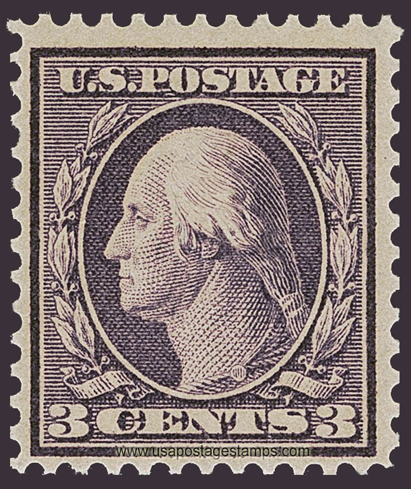 US 1909 George Washington (1732-1799) 3c. Scott. 359