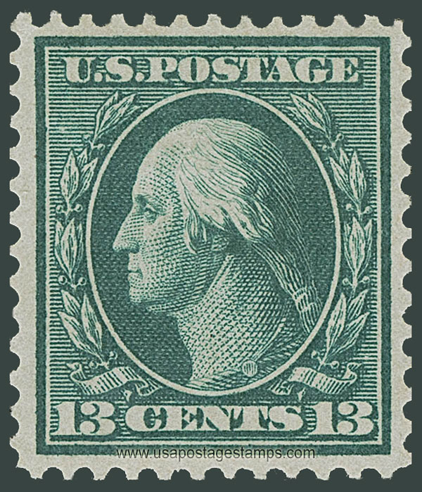 US 1909 George Washington (1732-1799) 13c. Scott. 365