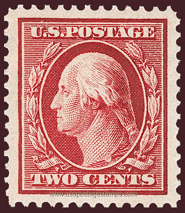 US 1910 George Washington (1732-1799) 2c. Scott. 375