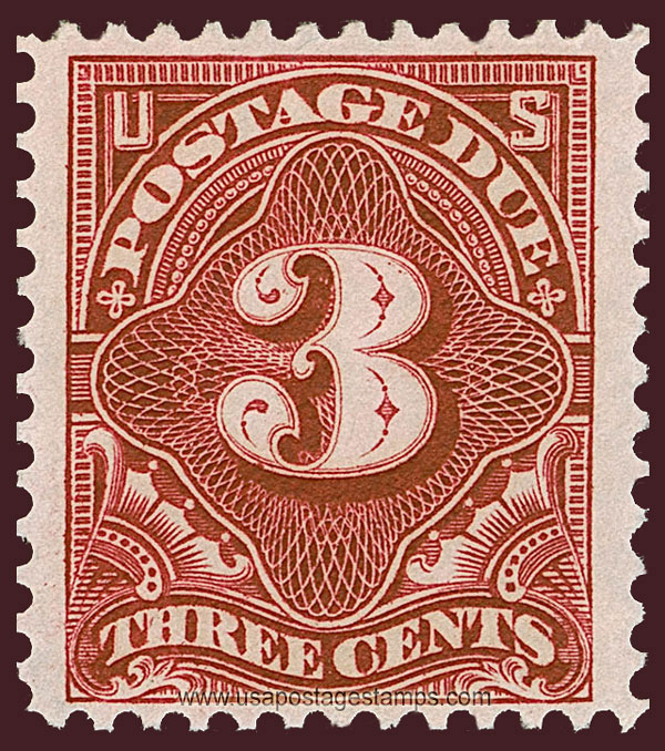 US 1910 Postage Due Stamp 3c. Scott. J47