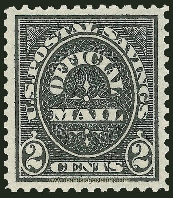 US 1910 Postal Savings Mail 2c. Scott. O121