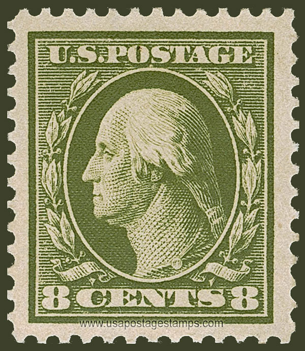 US 1911 George Washington (1732-1799) 8c. Scott. 380