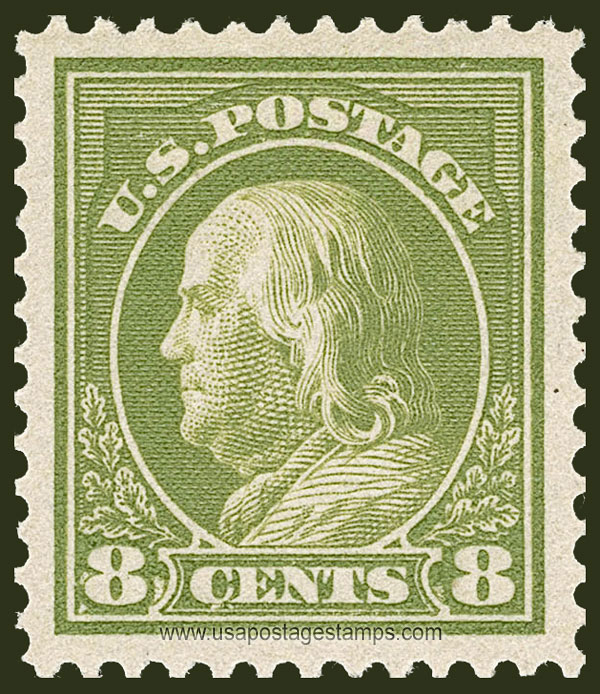 US 1912 Benjamin Franklin (1706-1790) 8c. Scott. 414