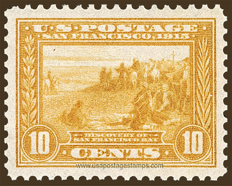 US 1913 Panama-Pacific Exposition 'San Francisco Bay' 10c. Scott. 400