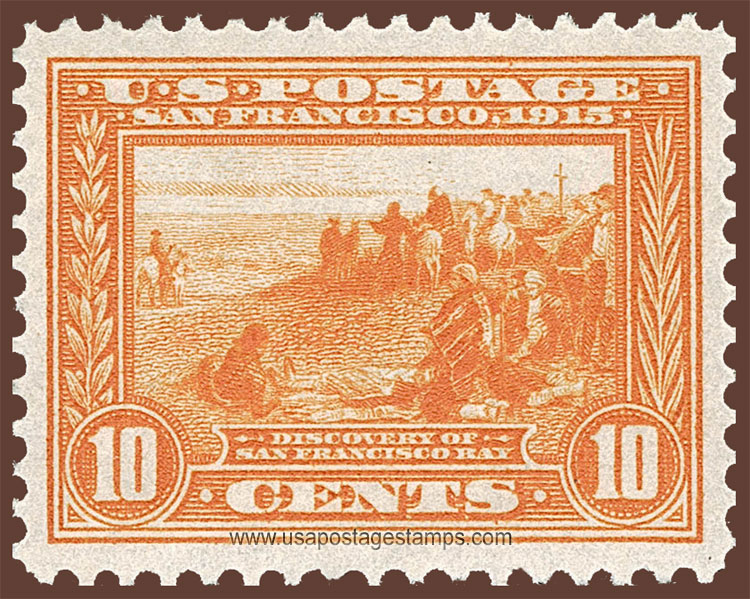 US 1913 Panama-Pacific Exposition 'San Francisco Bay' 10c. Scott. 400A