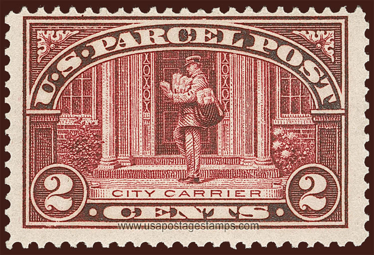 US 1913 Parcel Post 'City Carrier' 2c. Scott. Q2b
