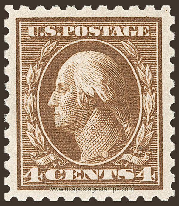 US 1914 George Washington (1732-1799) 4c. Scott. 427
