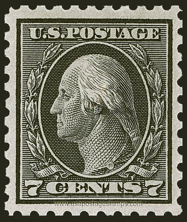 US 1914 George Washington (1732-1799) 7c. Scott. 430